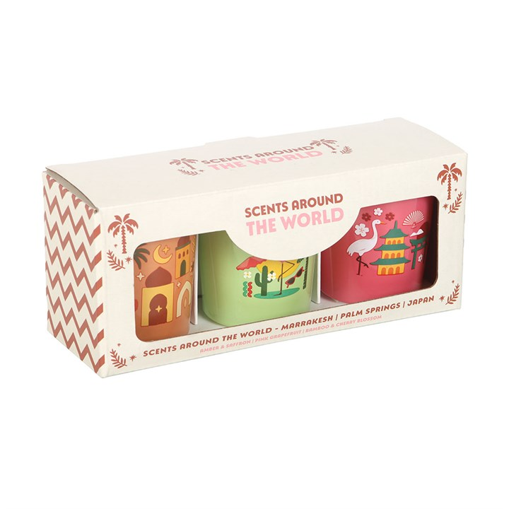 Scents Around the World Scented Candle Trio, image 3 of 5