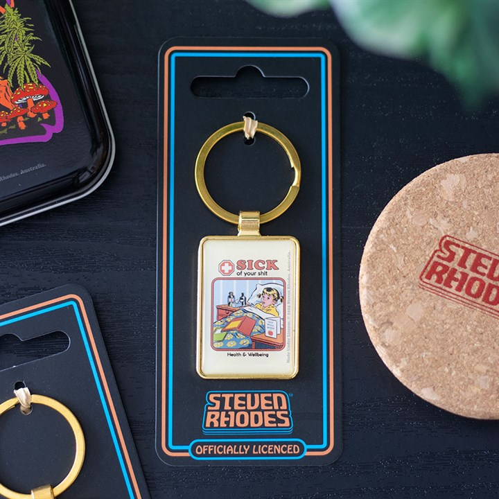 Sick of Your Sh*t Keyring by Steven Rhodes, image 1 of 6