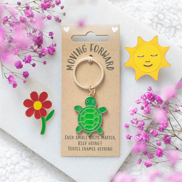 Moving Forward Turtle Keyring, image 2 of 6