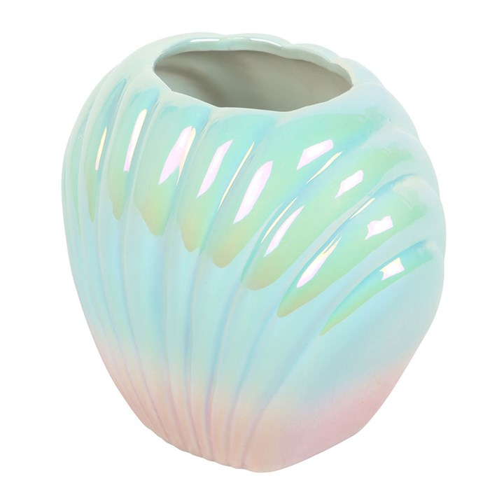 Iridescent Shell Flower Vase, image 5 of 6