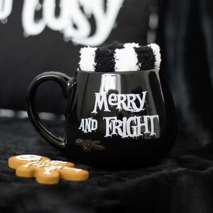 Merry and Fright Mug and Socks Set, image 1 of 6
