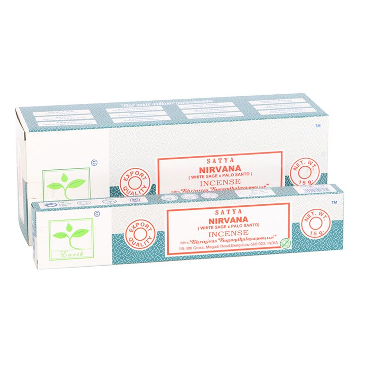 Set of 6 Earth Satya Nirvana Incense (12/50), image 1 of 2
