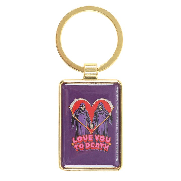 Love You To Death Keyring by Steven Rhodes, image 3 of 6