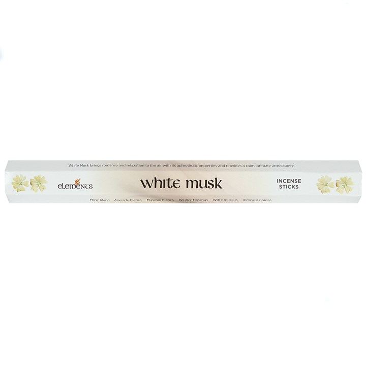 Set of 6 Packets of Elements White Musk Incense Sticks, image 2 of 2