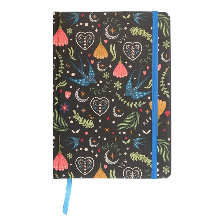 Midnight Bloom Print A5 Notebook, image 3 of 7