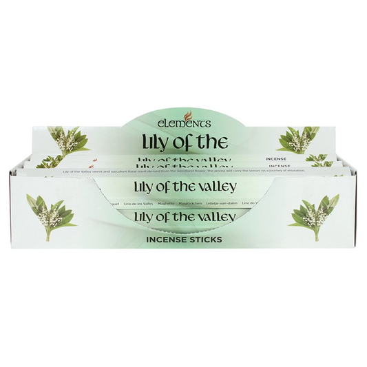 Set of 6 Packets of Elements Lily of the Valley Incense Sticks, image 1 of 2