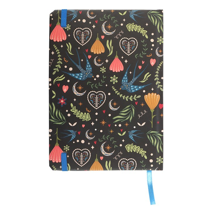 Midnight Bloom Print A5 Notebook, image 4 of 7