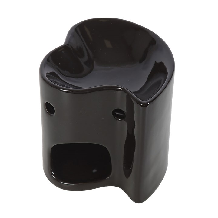 Black Heart Oil Burner and Wax Warmer, image 2 of 5