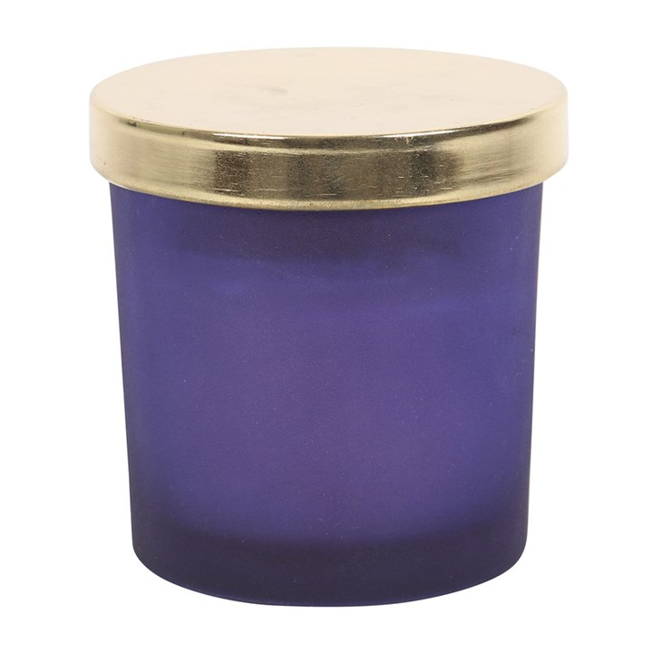 Third Eye Chakra Lavender Crystal Chip Candle, image 4 of 5
