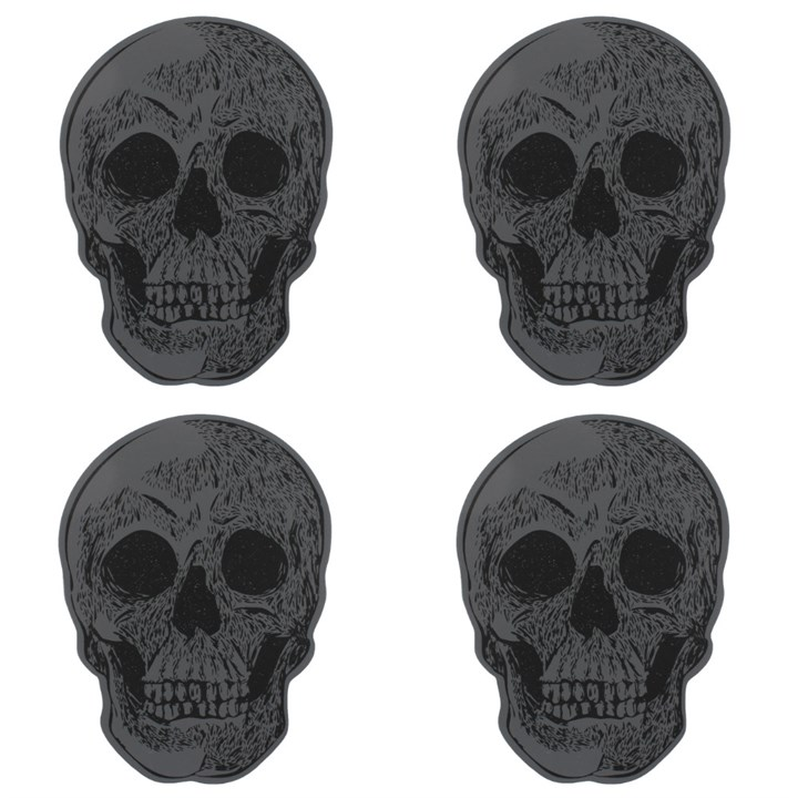 Set Of 4 Skull Coasters, image 3 of 5