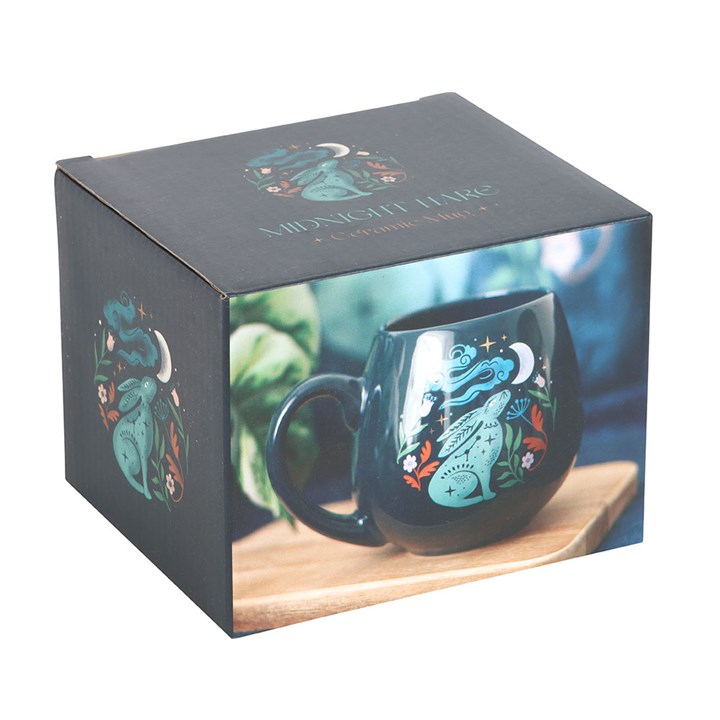 Midnight Hare Rounded Mug, image 5 of 5