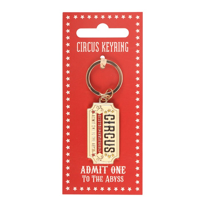 Admit One to the Abyss Circus Ticket Keyring, image 3 of 6