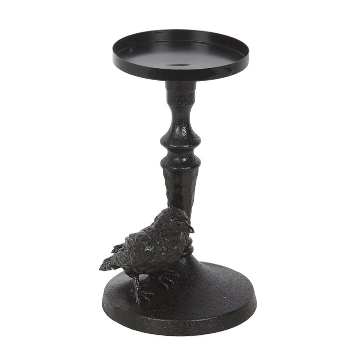 Mystic Raven Pillar Candle Holder, image 2 of 5