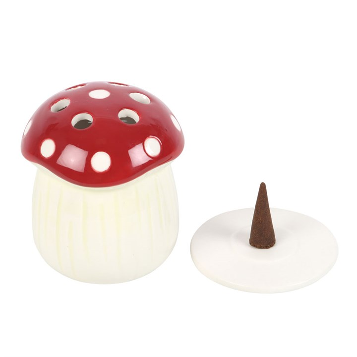 Mushroom Incense Cone Holder, image 3 of 4