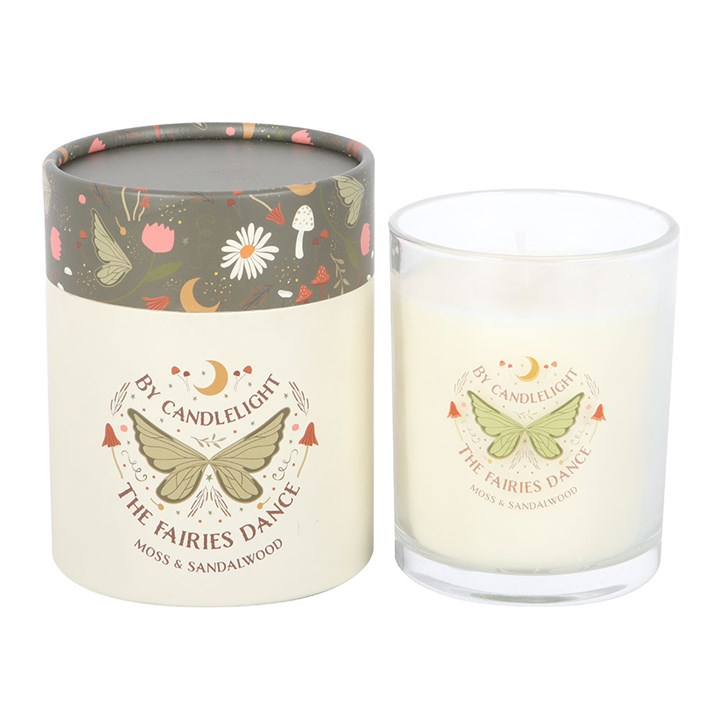 Fairy Wing Moss & Sandalwood Candle, image 3 of 5