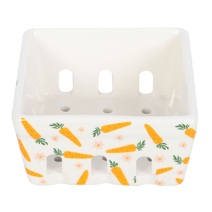 Carrot Patch Ceramic Berry Basket, image 3 of 4