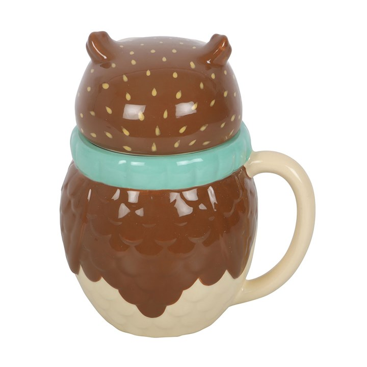 Oliver Owl Lidded Mug, image 6 of 6