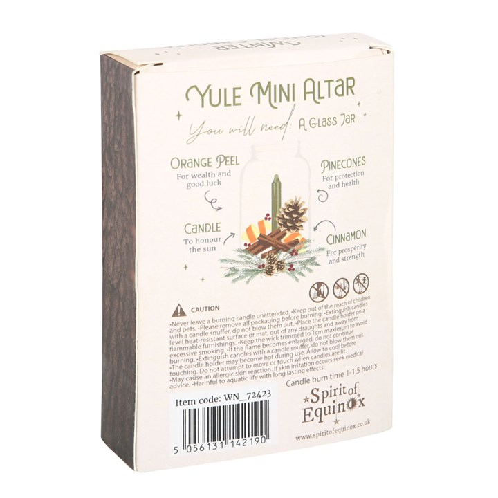 Cedar & Pine Winter Ritual Spell Candles, image 4 of 4
