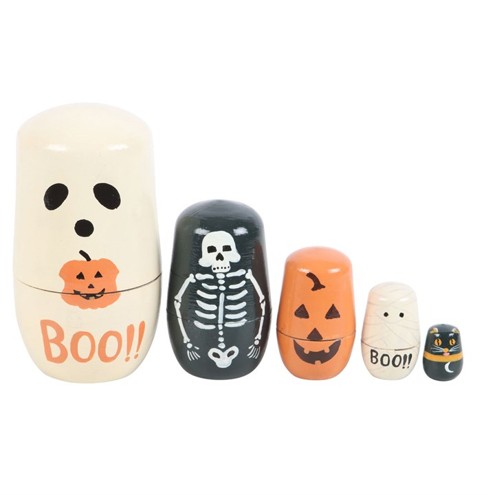 Halloween Russian Nesting Doll Set, image 2 of 3
