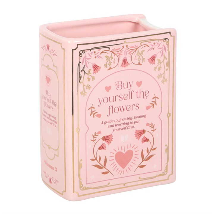 Pink Book Shaped Vase, image 2 of 5
