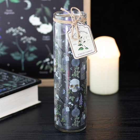Poisonous Plants Deadly Nightshade Tube Candle, image 1 of 5