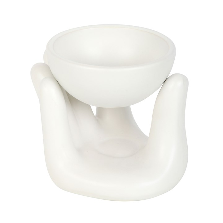 White Hand Ceramic Oil Burner, image 4 of 5
