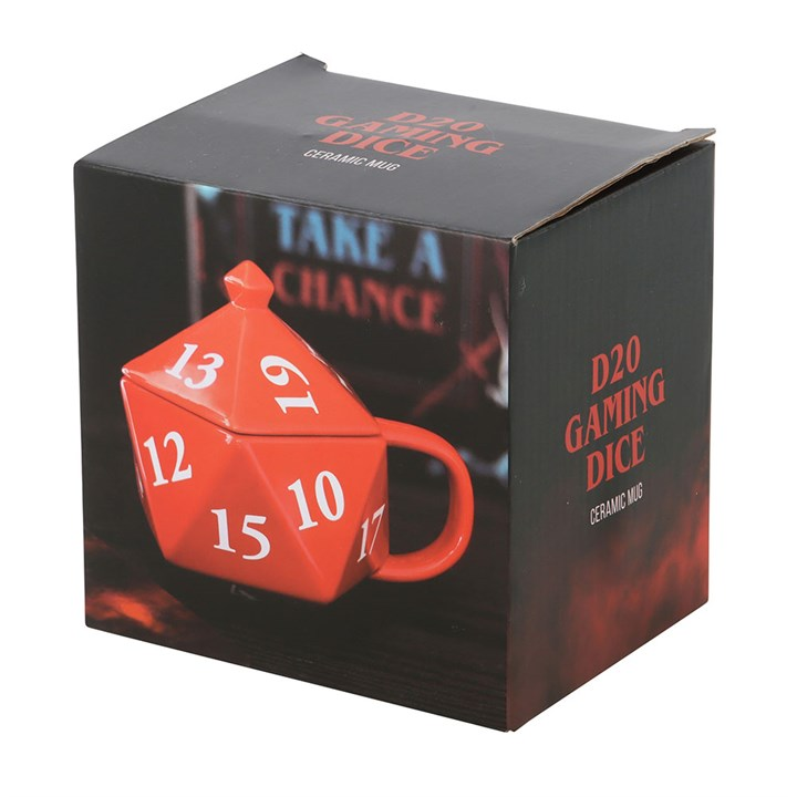 D20 Gaming Dice Shaped Mug, image 5 of 6