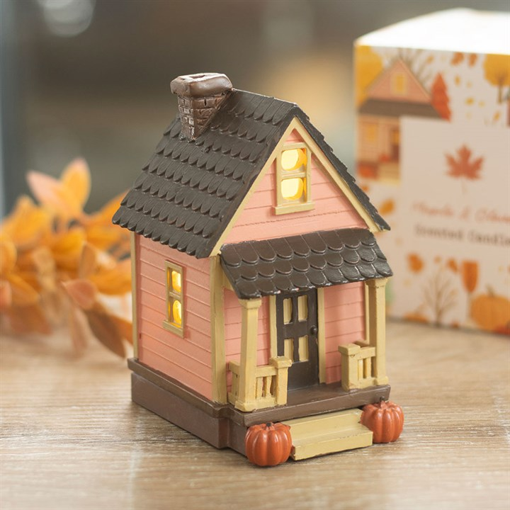 Pink House LED Light Up Decoration, image 1 of 5