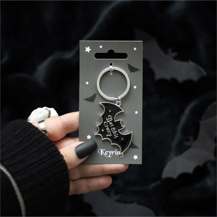 Bat Sh*t Crazy Keyring, image 1 of 5
