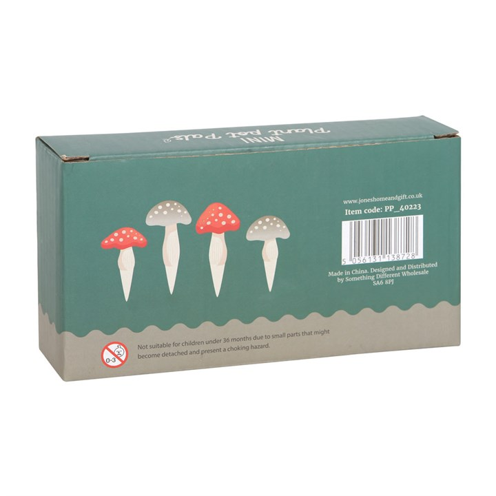 Set of 4 Mini Mushroom Plant Pot Pals, image 2 of 5