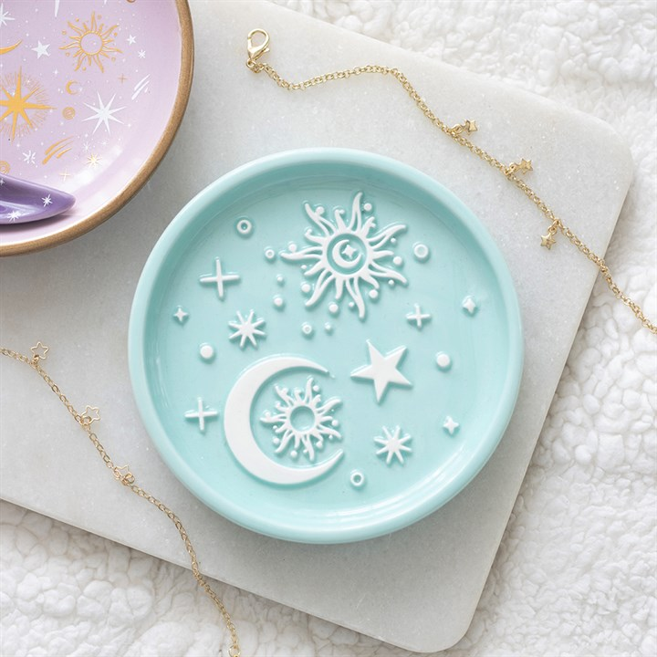 Blue Moon and Sun Trinket Dish, image 2 of 6