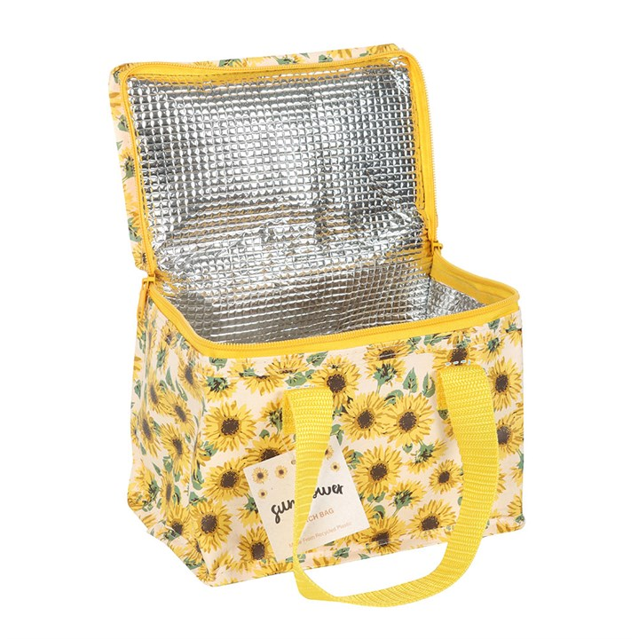 Sunflower Print Lunch Bag, image 4 of 5