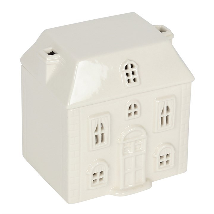 White Ceramic House Oil Burner, image 4 of 6