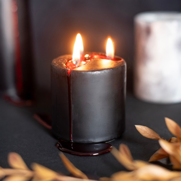 Small Vampire Blood Pillar Candle, image 1 of 6