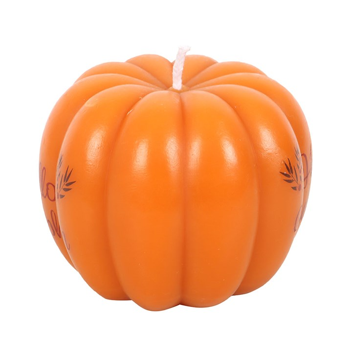 Hello Pumpkin Shaped Candle, image 3 of 4