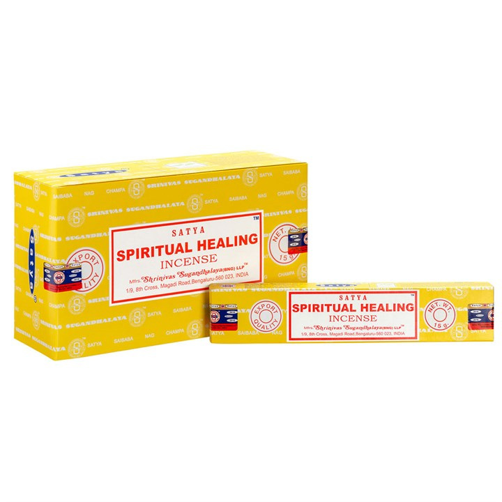 Set of 12 Spiritual Healing Incense Sticks by Satya (12/50)