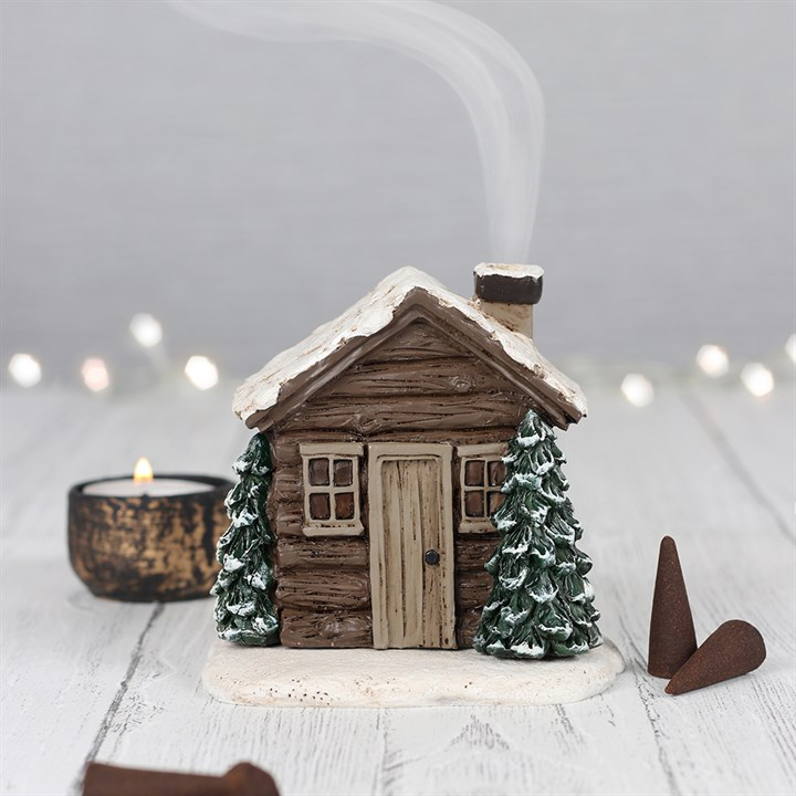 Log Cabin Incense Cone Burner, image 1 of 5