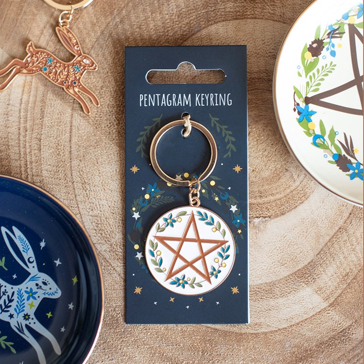 Solstice Wreath Keyring, image 1 of 5