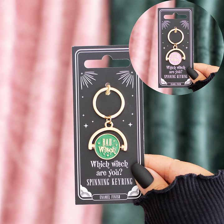 Which Witch Are You Spinning Keyring, image 1 of 5