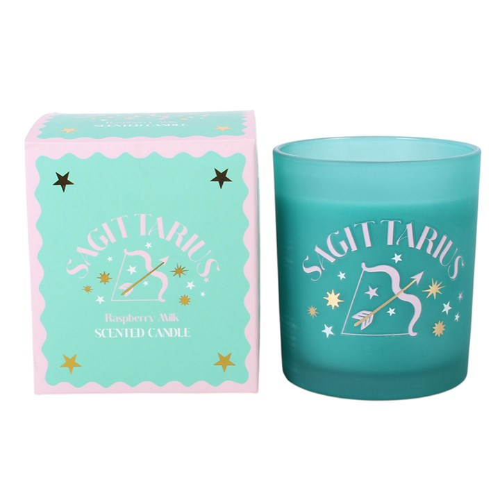 Zodiac Zest Sagittarius Raspberry Milk Candle, image 3 of 5