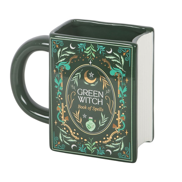 Green Witch Book Shaped Mug, image 3 of 6