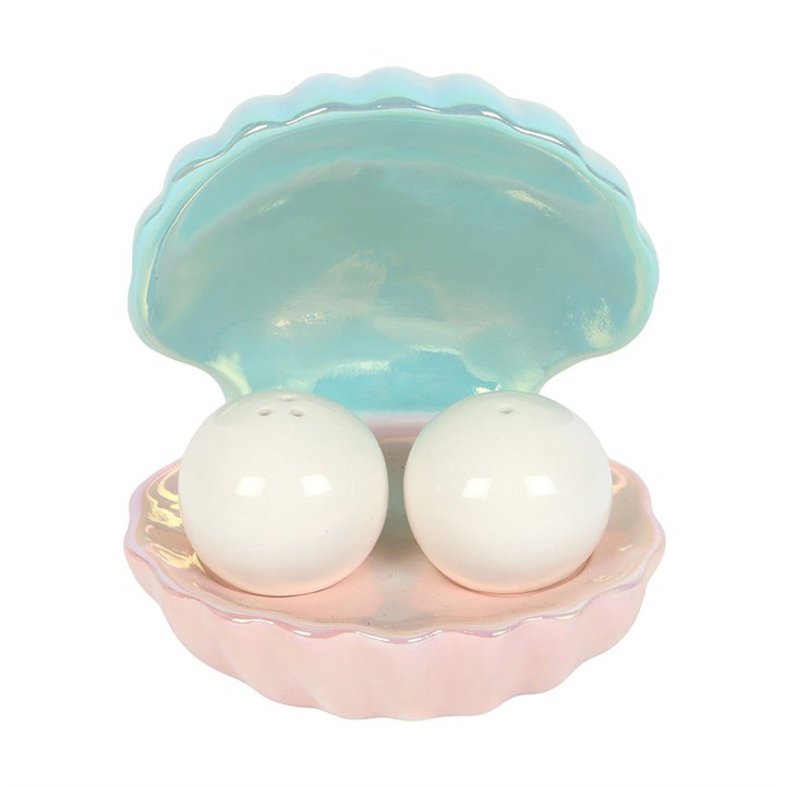 Clam Shell Salt and Pepper Shakers, image 3 of 7