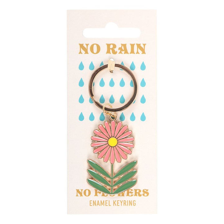No Rain, No Flowers Keyring, image 3 of 6