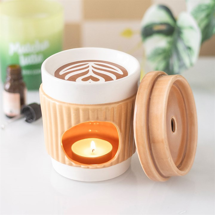 Coffee Cup Oil Burner, image 3 of 5
