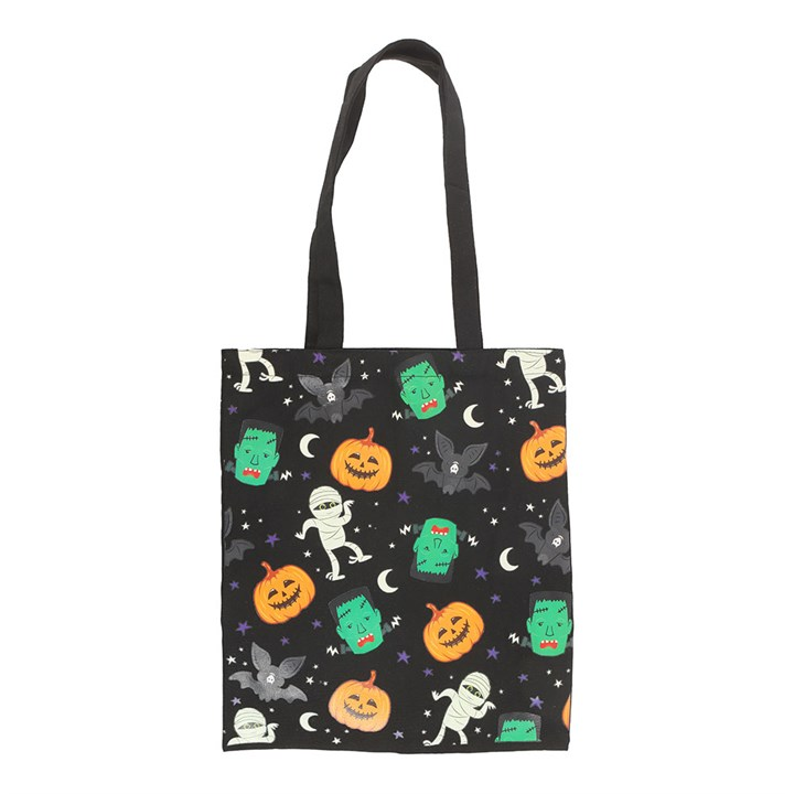 Monster Mash Print Polycotton Tote Bag, image 2 of 4