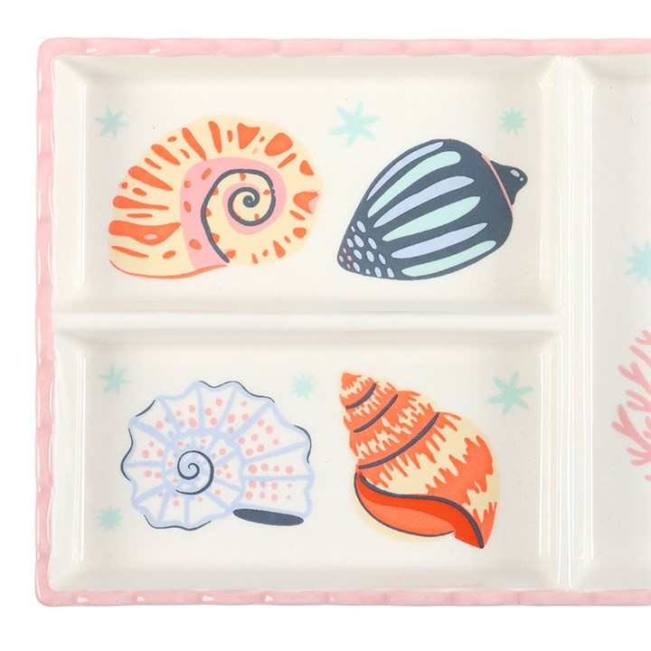 Pastel Shell and Coral Trinket Tray, image 3 of 4