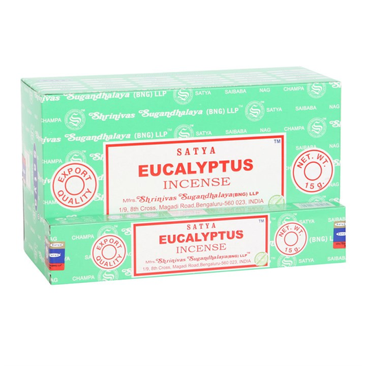Set of 12 Eucalyptus Incense Sticks by Satya (12/50), image 1 of 3