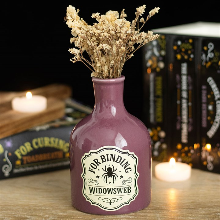 Widowsweb Potion Bottle Vase and Candle Holder, image 2 of 4