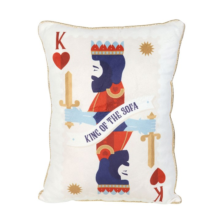 King of the Sofa Playing Card Cushion, image 2 of 4