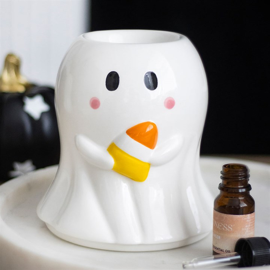 Candy Corn Ghost Oil Burner and Wax Warmer, image 1 of 5